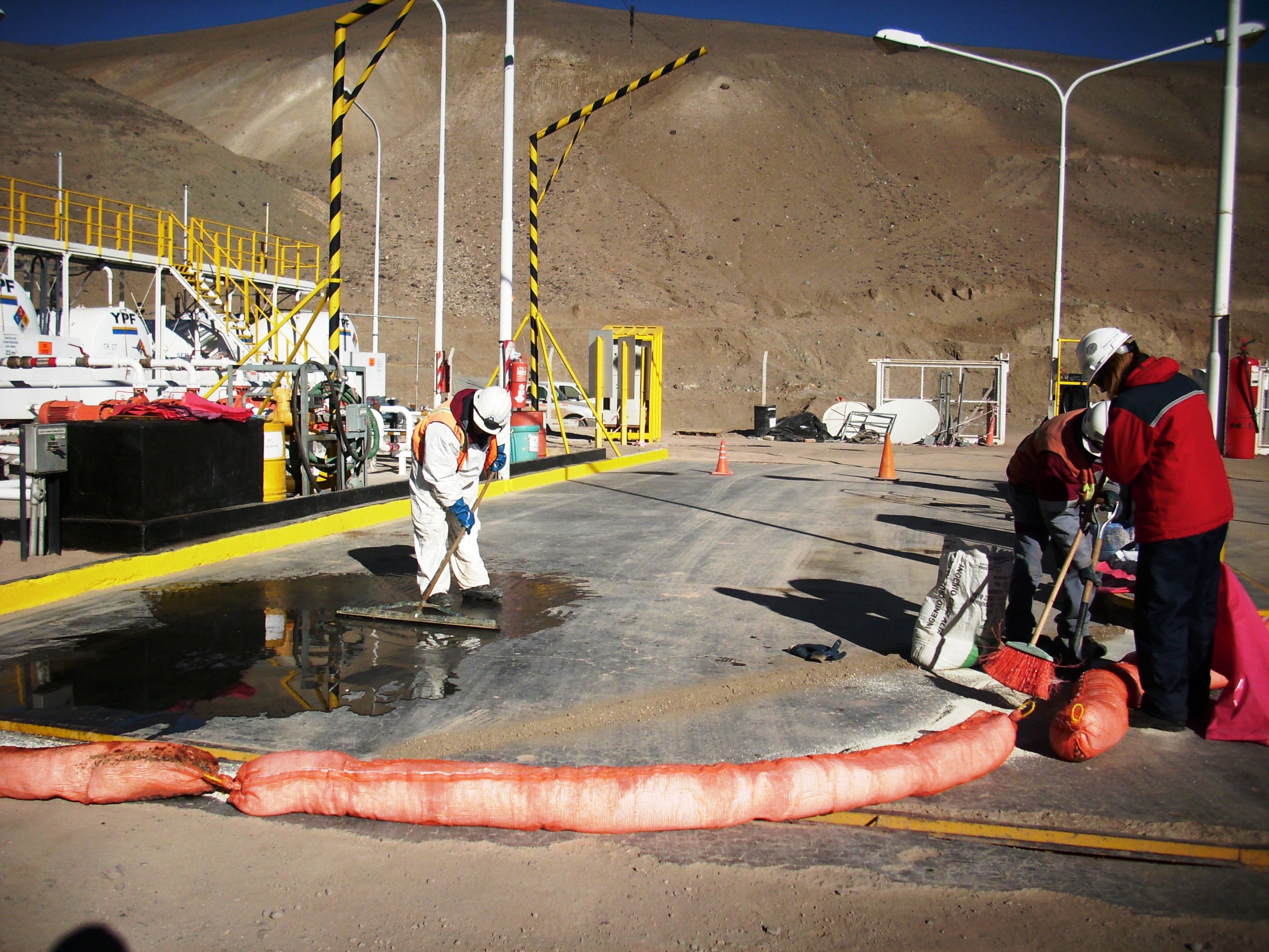 capacitacion en planta de combustible mina veladero